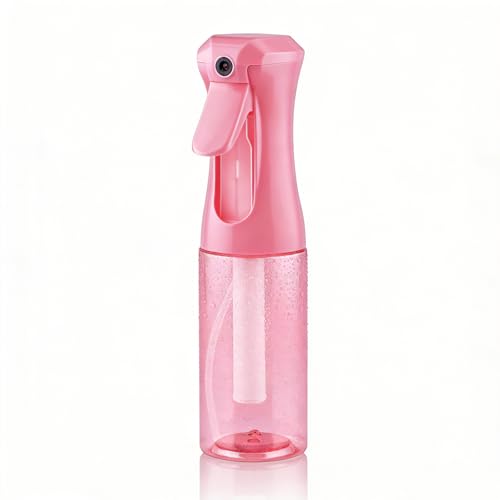 Continuous Spray Bottle, 6.8 OZ Hair Spray Bottles, Ultra-Fine Mister Spray Bottle for Hairstyling, Cleaning, Plants, Pets, Salons, and More (1 Pack) - color: Pink