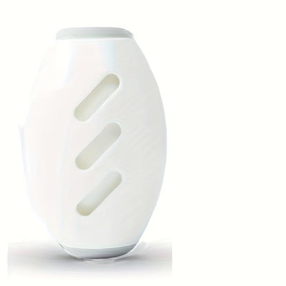 Manual Plush Roller a Reusable and Washable Pet Hair Remover with Durable Plastic Handle Powerful Dust Removal Function Battery Free for Home Use White - color: White