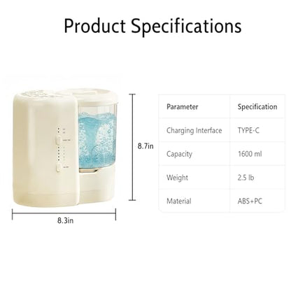 3-in-1 Electric Makeup Brush Cleaning Machine USB Portable Makeup Brush Cleaning Tool Makeup Brush Dryer Underwear Cleaning Machine suitable for various sizes of beauty sets sponges and small clothes