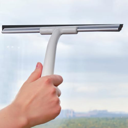 Glass Squeegee Replacement Strips 2pcs Stainless Steel Window Wiper Blade 105cm Sturdy Cleaning Squeegee for Shower Doors and Glass Surfaces