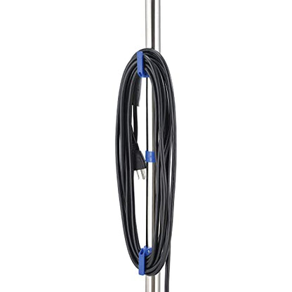 Global Industrial Mini Floor Scrubber With Floor Pads, 11" Cleaning Path, Dual Nylon Scrub Brushes, Cleans & Polishes Tile, Wood, Marble and other Hard Floors
