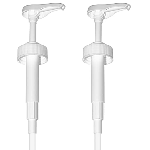 Gallon Pump Dispenser | for Plastic or Glass Bottles | Heavy-Duty Leak Proof for Commercial and Household Use | Pump for Gallon Jug | Non-BPA Plastic (Pack of 2) - size: Pack of 2