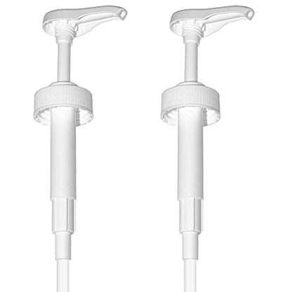 Gallon Pump Dispenser | for Plastic or Glass Bottles | Heavy-Duty Leak Proof for Commercial and Household Use | Pump for Gallon Jug | Non-BPA Plastic (Pack of 2) - size: Pack of 2