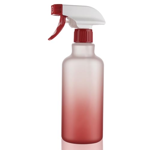 Spray Bottles Plastic Spray Bottle for Hair Mist/Stream Heavy Duty Empty Spray Bottles for Cleaning Solutions, Plants, Cooking (16.9oz-Red) - color: 16.9oz-Red