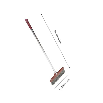 ABOOFAN Detachable Long Handle Floor Cleaning Broom Soft Bristles Static for Home Office Lightweight Hardwood Handle Indoor Sweeping Brush