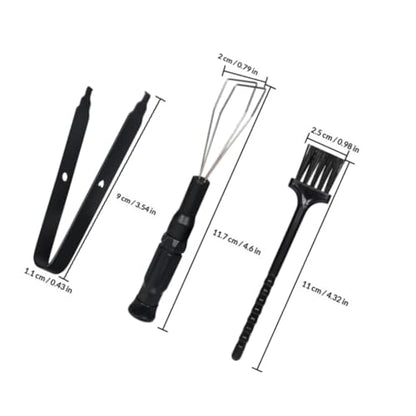 Mechanical Keyboard Cleaning Kit 1 Set Keycap Puller Precision Brush for Computer Desk DIY Cleaning