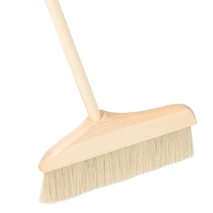 Long Handle Dust Broom with Soft Bristles Portable Indoor Cleaning Tool for Efficient Floor Dust Removal Detachable Design for Easy Storage for Home and Office Use