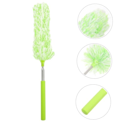 Hemobllo Microfiber Extendable Duster Cleaning Tool with Telescopic Handle, Washable Household Dust Sweeper for High Ceilings and Furniture Dust Removal