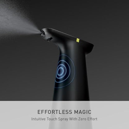 simplehuman Sensor Spray, Automatic Continuous Spray Bottle, Intuitive Touch, Superfine Mist, Wide-Coverage Cone & Ultra-Precise Jet, Refillable & Rechargeable, for Cleaning, Plants & Hair, Black - color: Black