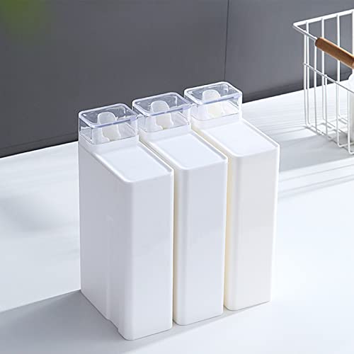 Laundry Detergent Dispenser, Detergent Dispenser, Refluxable Laundry Detergent Container, Plastic Liquid Laundry Detergent Dispenser for Laundry Room Organization