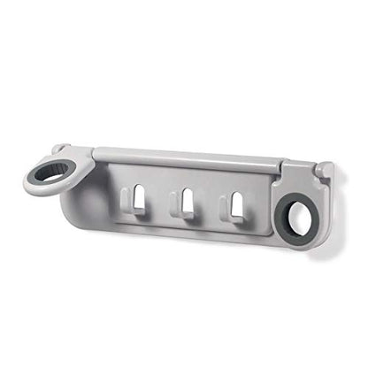 Spectrum Diversified Mop and Broom Holder and Organizer, White