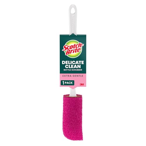 Scotch-Brite Water Bottle Scrubber, Safe On Glass, Plastic and Stainless Steel