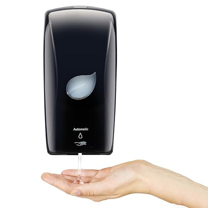 Winco Pur-Clean Automatic Liquid Soap Dispenser, 35 Ounces, Black - color: Black, style: Auto Liquid