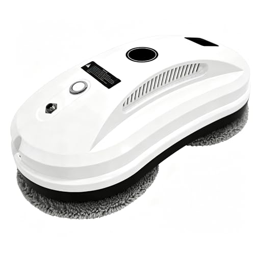 Window Cleaning Robot, Auto-Spray Window Cleaner, AI Path Planning & Edge Detection, 3000Pa Suction, Remote Control, Ideal for Glass Windows that are Difficult to Reach Manually