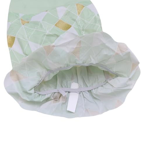 RARITYUS Household Kitchen Cleaning Gloves Waterproof Cotton Lined Dishwashing Non-Slip Long Cuff Gloves - color: Green (Length 19.29'')