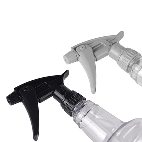 Freebily Spray Bottles 750ml Mist Spraying Empty Water Sprayer Bottle Plastic Refillable Containers for Cleaning Solutions Grey One Size - color: Grey