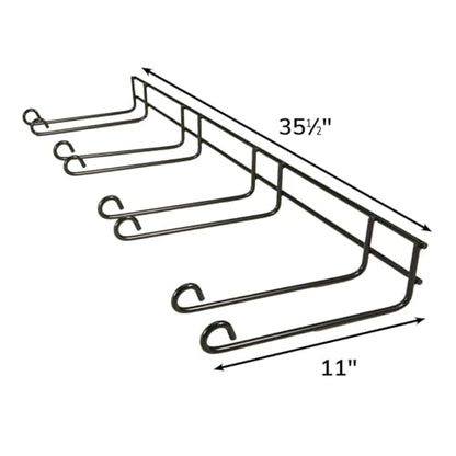 Sporty's Heavy Duty Garage Tool Hanger, Shovels, Rakes, Brooms, Lawn Equipment, and More