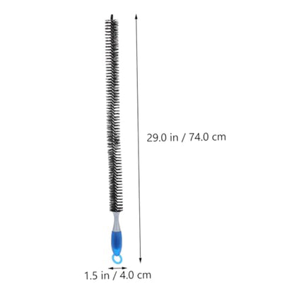 Luxshiny 2pcs Engine Cleaning Brush Heavy Duty Flexible for Dryer Vent Lint Trap Condenser Coil Cleaning