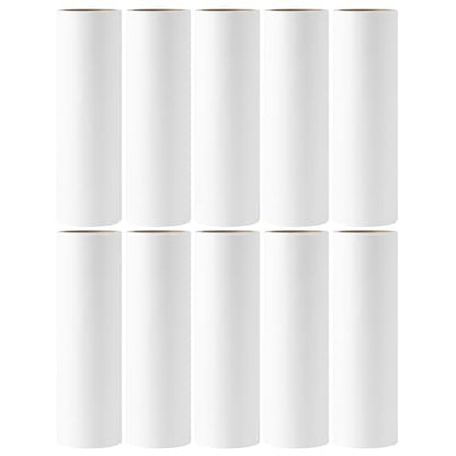 Lint Roller Refills 6.3 inch Great Value 10 Pack Extra Sticky Lint Remover Refills for Pet Hair Clothes Floor 6.3 inch Wide Lint Roller Replacement Refills - size: 10-Pack
