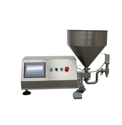 INTSUPERMAI Rotary Pump Paste Liquid Dual Purpose Filling Machine Rotor Pump Filling Machine Water Milk Honey Cream Oil Detergent Filler 220V
