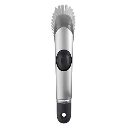 OXO Steel Soap Dispensing Dish Brush, Dish Scrubber