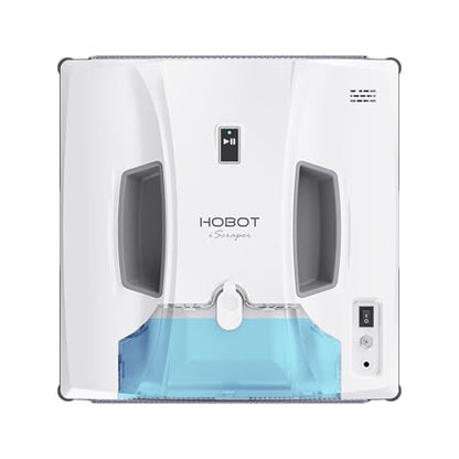 HOBOT-SP10 iScraper Window Cleaning Robot, Spray-Sweep-Scrape, 6000Pa Suction, App + Remote Control, Framed/Frameless Glass, Indoor/Outdoor Use