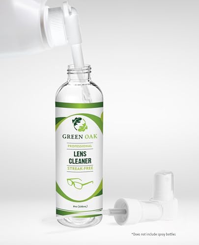 Green Oak Lens Cleaner Refill Professional Lens Cleaner Refill– Best for Eyeglasses, Cameras, and Lenses - Safely Cleans Fingerprints, Dust, Oil (1 Gallon Refill)
