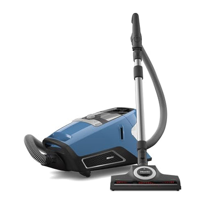Miele Blizzard CX1 Turbo Team Bagless Canister Vacuum, Tech Blue - Portable, Household - color: Tech Blue, style: Turbo