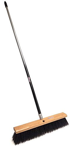PBRA18004 Rough-Surface Push Broom with Silver/Black Handle