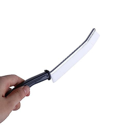 2 Pcs Crevice Cleaning Brush Grout Cleaner Scrub Brush Stiff Angled Bristles Deep Tile Narrow Joints Floor Lines/Gap Cleaning Brush for Kitchen Bathroom