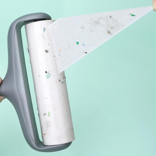 50% Stickier Large Surface Roller Refill for Scotch-Brite 8 inch Lint Roller, Works Great On Pet Hair, Extra Sticky 60 Sheets per Refill, Pack of 4, 240 Sheets Total - size: 8 inch