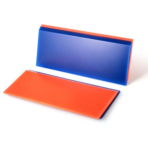 NEWISHTOOL 2 Pack Rubber Squeegee (5-Inch Replacement Blade, No Handle) | Window Tint Squeegee for Water Removal, Windshield Rear Back Glass Cleaning, PPF Installing and Window Film Application - size: 5-Inch Replacement Blade, No Handle