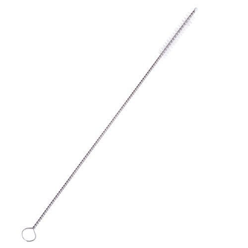 Honbay Straw Cleaner Brushes, nylon bristles stainless steel handle, Nylon Skinny Pipe Tube Cleaner - 20 Piece Value Pack - 6 mm bristles x 7" 175mm long - size: One Size
