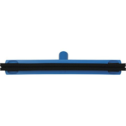 Vikan 77523 Squeegee,Fixed Head,Bench,16",PP/RB,Blue - color: Blue, size: 7752