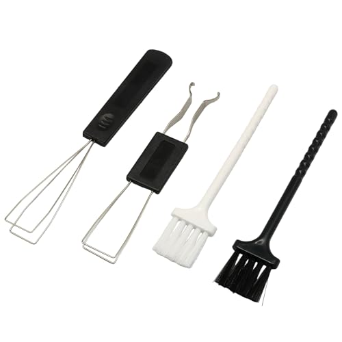 Keycap Remover Tool Set, Keycap Pullers (2 Pcs) & Keyboard Brushes (2 Pcs) for Keyboard