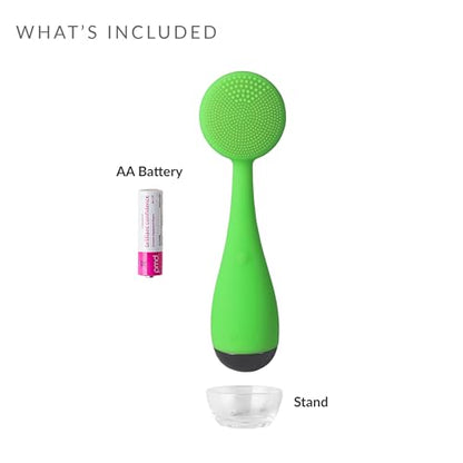 PMD Clean - Smart Facial Cleansing Device with Silicone Brush & Anti-Aging Massager - color: Lime