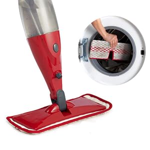 Washable Microfiber Replacement Spray Mop Pads Compatible with Promist MAX Mop (2 Packs)