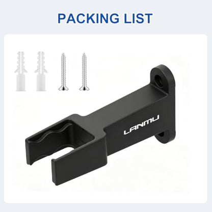 LANMU Wall Mount Holder Compatible with Shark Steam Mop Models S8001, S8002BRN, S8201,S2001, S3501, S1000, Space-Saving Storage Rack