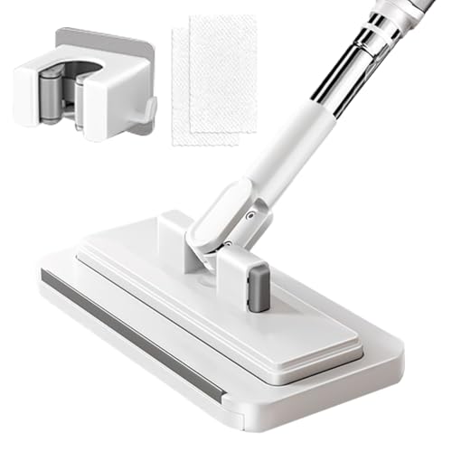 No Wash Mop - Clip Design No Touch Wet Dry Cleaning Tool, Compact Zero Touch Mini Cleaner, Portable Care Device | Home Kitchen Bathroom Living for Home Kitchen Bathroom Living - color: 135cm