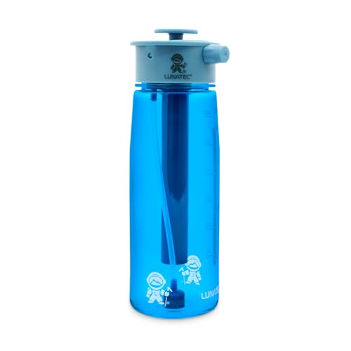 Lunatec® 750ml Mist, Shower & Hydration Spray Water Bottle. 3-in-1 Cooling, Cleaning & Drinking With Mister, Stream & Shower Patterns.