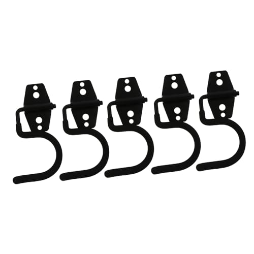 5pcs Heavy Duty Wall Mounted Hooks Premium Garage Tool Organizer for Brooms Mops Rakes for Warehouse Garden Shop and Basement Storage