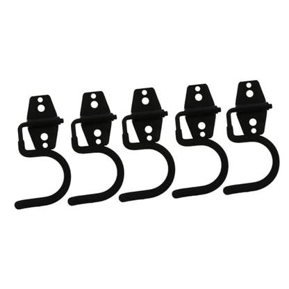 5pcs Heavy Duty Wall Mounted Hooks Premium Garage Tool Organizer for Brooms Mops Rakes for Warehouse Garden Shop and Basement Storage