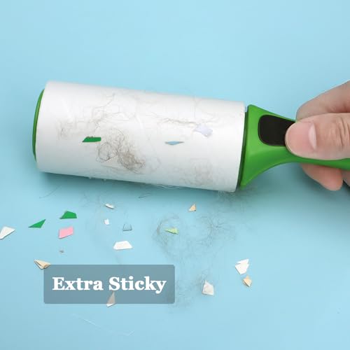 4 inch Lint Roller Refills Compatible with Evercare PetLovers Extra Sticky Lint Roller 6 Pack of Refills Only 60 Sheets per Refill 360 Sheets Total (1 1/2'' Inside Dia.) - size: 4 inch (1.5'' Inside Dia.)