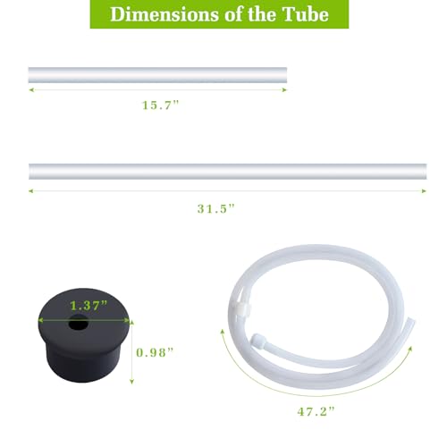 Sink Soap Dispenser Extension Tube Kit with Check Valve, 47" Under Sink Soap Dispenser Hose for Kitchen, Suitable for Most Dish Soap Containers, No More Refills The Little Bottle Again (1 Pack) - size: 1 Pack