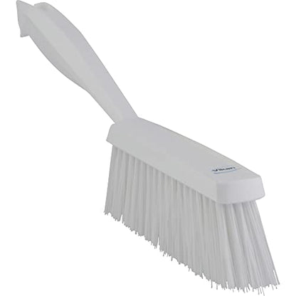 Vikan 45895 Bench Cleaning Brush, Polypropylene/Polyester Medium Bristle Dustpan Brush & Sweeper, 14 Inch, White - color: White, size: 4589