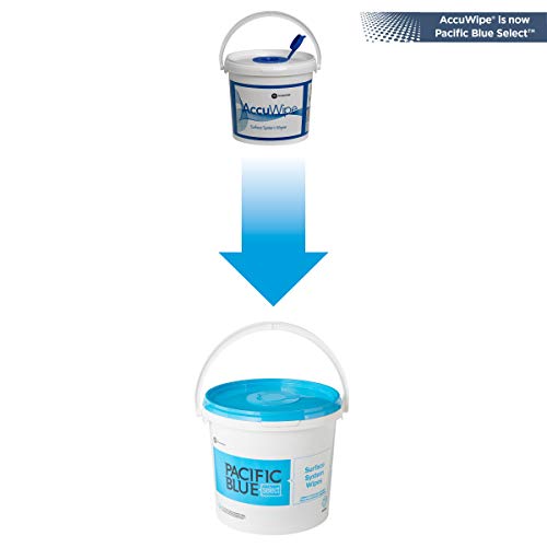 Georgia-Pacific Pacific Blue Select Surface System Wiper Bucket By GP PRO, White, 54006, 1 Bucket Per Case, 7.80" W x 7.80" D x 7.00" H - size: 1 Bucket, style: Bucket Only