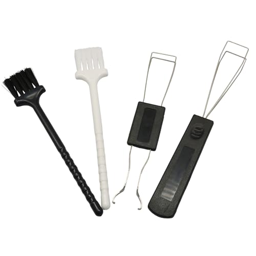 Keycap Remover Tool Set, Keycap Pullers (2 Pcs) & Keyboard Brushes (2 Pcs) for Keyboard