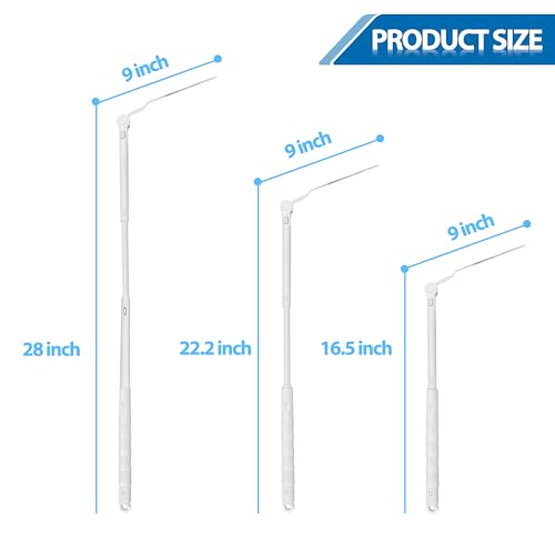 KEUYE Replacement Handles Compatible with Swiffer Duster Refill, Extended Handle, Adjustable Length Handles only (1pcs)