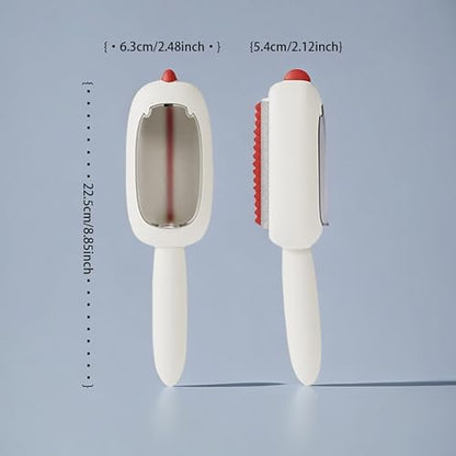 Lint and pet Hair Remover,Pet Hair Removal Glove,Clothe Hair Remover Roller,Reusable Lint Roller for Clothes,Pet Hair Remover for Clothes, Lint Brushes for Clothes (White) - color: White