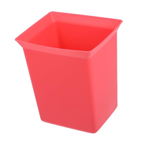 Hemobllo Portable Plastic Storage Caddy Organizer Bin for Cleaning Supplies Compact Utility Basket for Hotel Housekeeping Design Versatile Storage Red - color: Watermelon Red